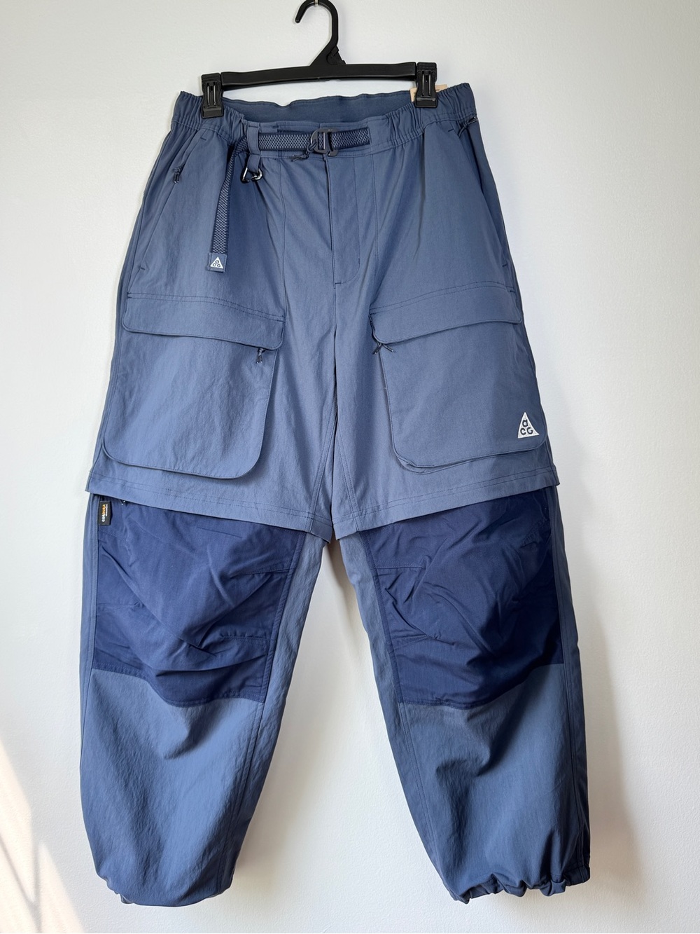 NEW Nike ACG Smith Summit Cargo Convertible Pants Shorts Men's M Blue HV0591-437